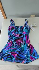 Maxine of Hollywood Women's Swimsuit Size 14 New Ret 92 Jungle Party Princess