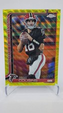 2025 Topps Chrome - Kirk Cousins #13 Yellow Wave Refractor /275