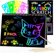 Gifts for 3-10 Year Old Girls,Arts and Crafts for Kids Age 3-5-7-8-10,Scratch Ar