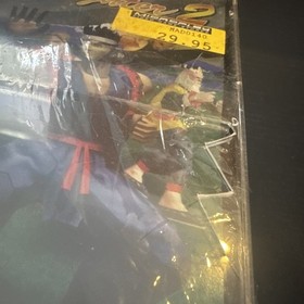 Virtua Fighter 2 (Sega Saturn, 1996) tears in shrink wrap/crack In Case Lid
