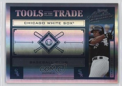 2004 Playoff Absolute Memorabilia Spectrum Green 9/50 Carlos Lee #TT-29 0kz8