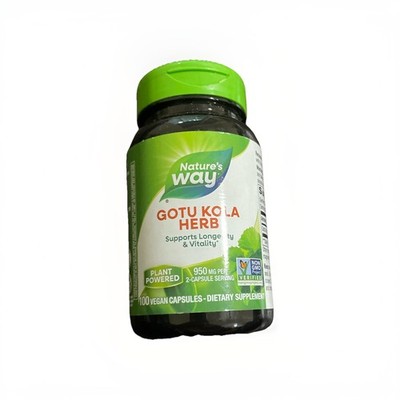 Natures Way Gotu Kola Herb 950mg 100 Capsules
