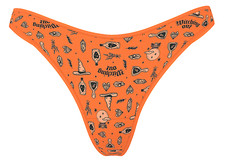 SMALL Victoria's Secret / PINK - Halloween Cotton High-Leg Thong