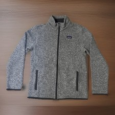 Patagonia Better Sweater Youth XL 14   Gray 1/4 Zip