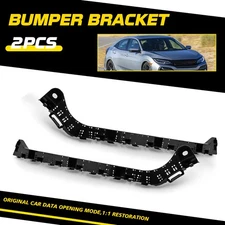 Bumper Bracket Set For 2016-2021 Honda Civic Rear LH Driver & RH Passenger Side
