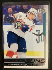 2018-19 Upper Deck JACOB MACDONALD #465 YOUNG GUNS Rookie (RC) Panthers