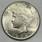 1928-S $1 Peace Dollar 90% Silver San Francisco US Coin - LUSTER! BETTER DATE!