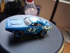 A/FX Aurora #1762 Plymouth Roadrunner 43 Richard Petty All Blue Slot Car HO Vtg