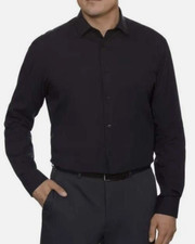 NEW Calvin Klein Men's  Active Performance Stretch Regular  Dress Shirt