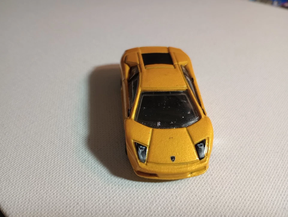 Hot Wheels/amarillo/Lamborghini Murcielago 2002 doble radio 5 velocidades ruedas cromadas Foto 3 de 4