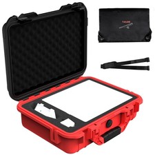 for Starlink Mini Case, Starlink Mini Kit Gen 4 Waterproof Black  Red Design...