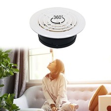 Rotondo Presa DAria Bocchetta ABS Griglia Cover Regolabile Esausto Aerazione