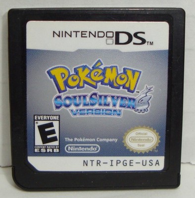 POKEMON SOUL SILVER VERSION DS NINTENDO DS VIDEO GAME CARTRIDGE AUTHENTIC OEM
