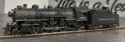 #ad Pacific Fast Mail HO Brass Mikado Northern Pacific 2 8 2 W 1 #1776 Tested Used $677.98