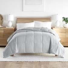All Season Alternative Down Solid Comforter King /Cal-King size