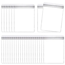 100pcs PVC Jewelry Bags 3.5 x 5.1 Inch for Jewelry Packaging Transparent