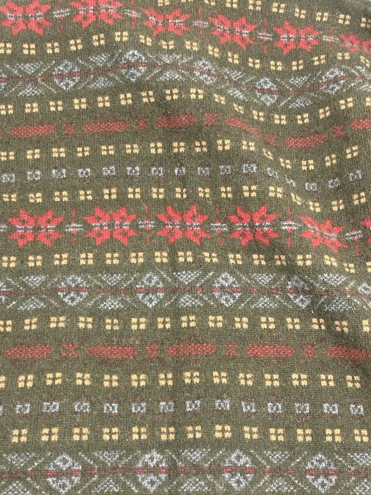 Pendleton Sweater Large  Lambs Wool Quarter Zip G… - image 9
