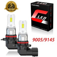 2X 9145 H10 6000K LED Fog Light Driving Bulbs Kit For Toyota RAV4 2001 -2005