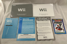 Nintendo Wii Operations Manual System Setup Guides Lot