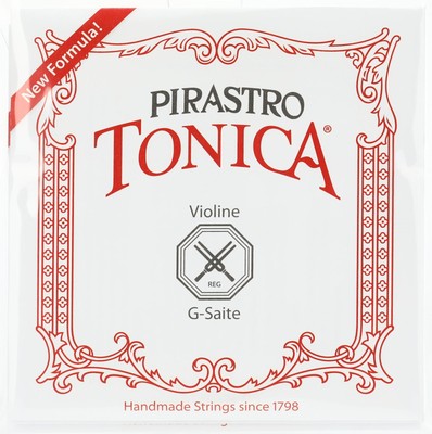 Pirastro Tonica Violin String Set - 4/4 Size Ball-end E