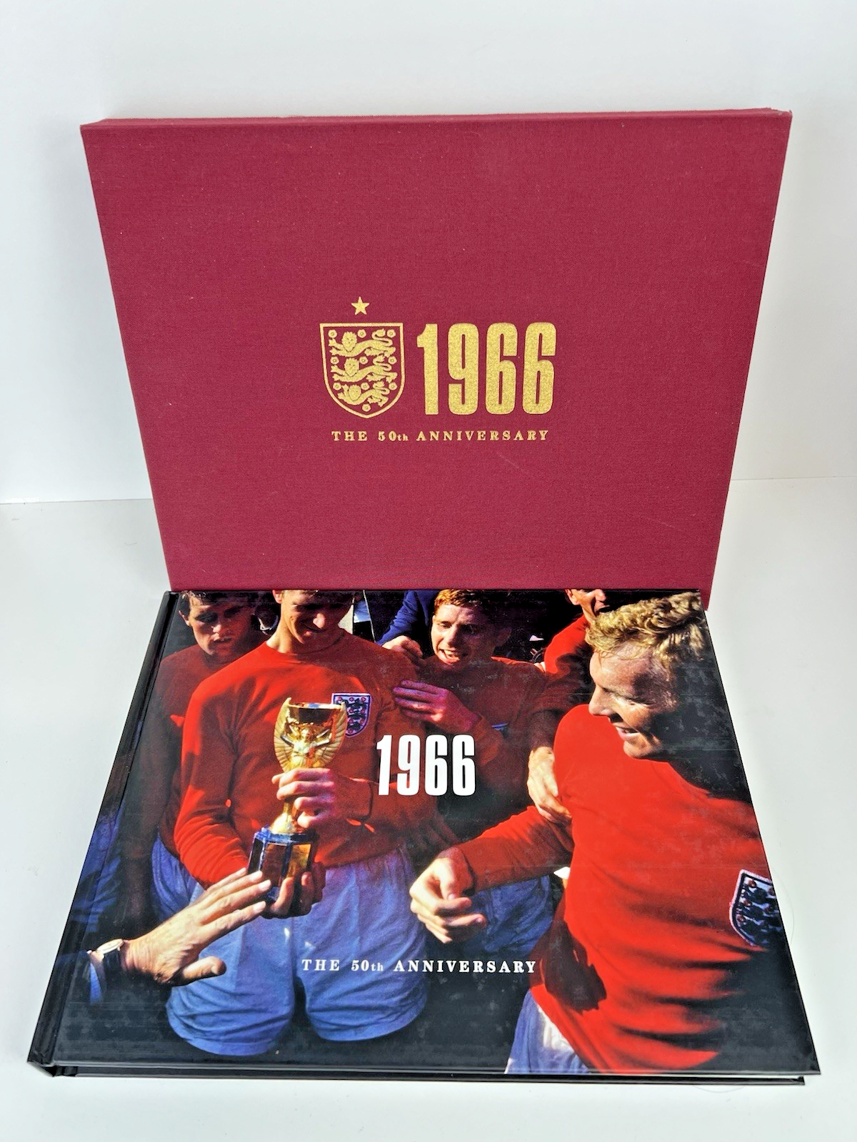 1966 The 50th Anniversary England World Cup Winners Hardback Book & Slipcase FA