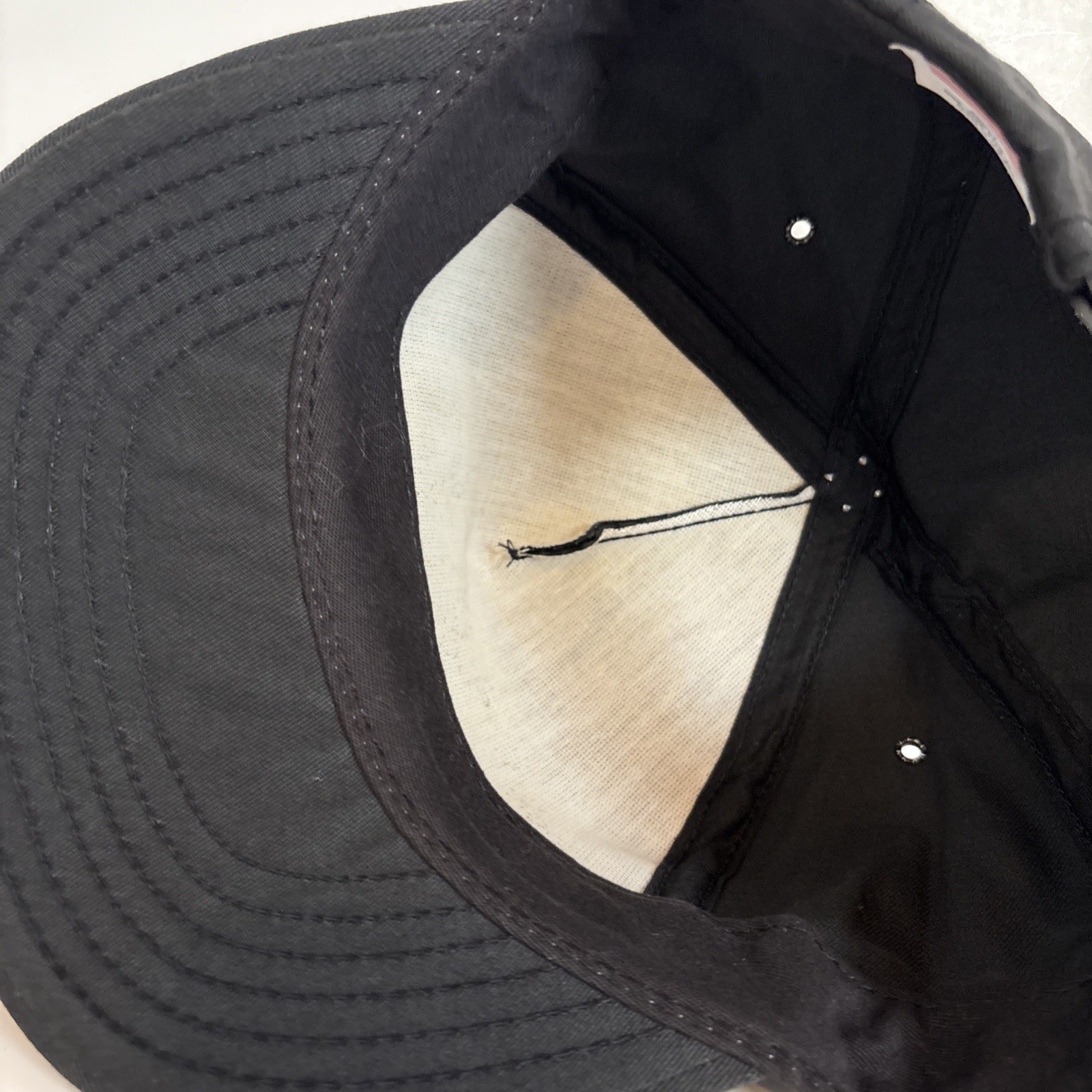Vintage YOUR BASIC CAP Black SnapBack Hat - image 7