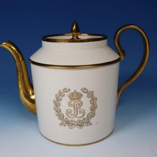 Sevres Porcelain - Louis Philippe - Covered Teapot Tea Pot