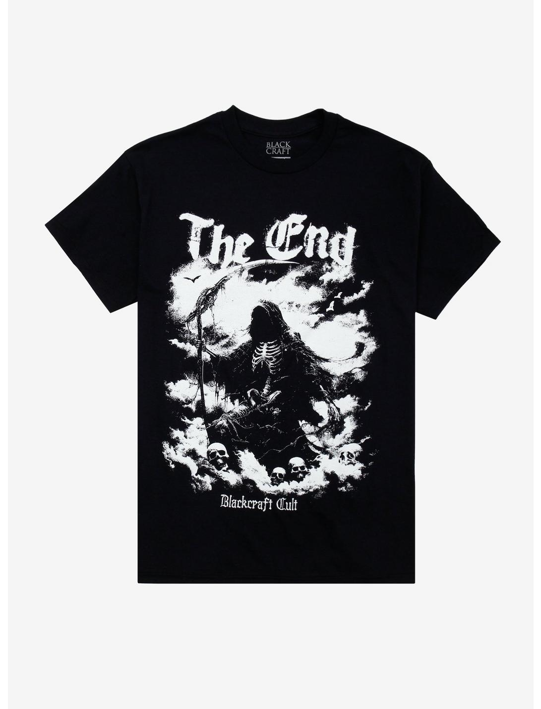 Gothic Grim Reaper Graphic T-Shirt – Dark Aesthetic Unisex Tee