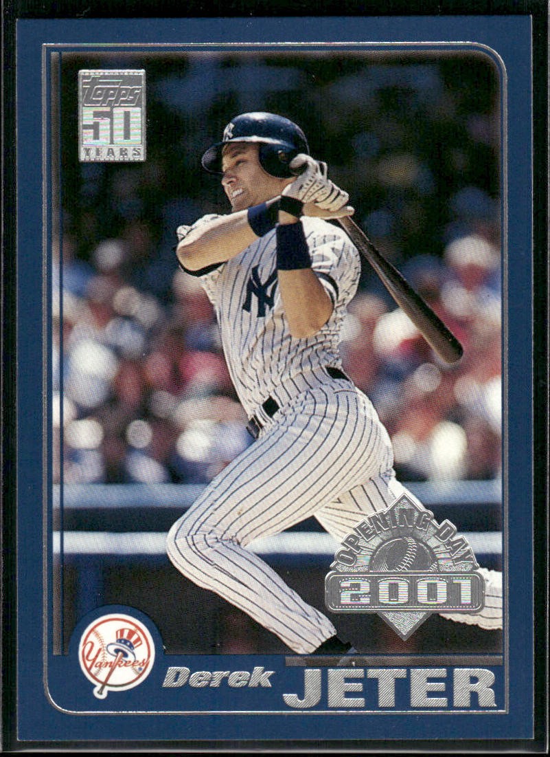 2001 Topps #100 Derek Jeter New York Yankees