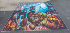 Huge Halloween Graveyard Scene Back Drop 99" x 116"