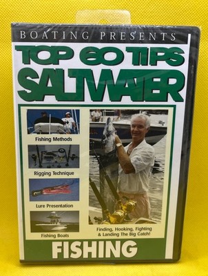 Boating Magazine Presents Top 60 Tips: Saltwater Fishing  (DVD, 2001) New