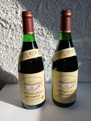 2 x Tinta Barocca Allesverloren Swartland Südafrika 1988 Estate WINE 0,75 L Wein