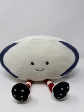 Authentic Amuseables Sports Rugby Ball Jellycat Comes With All Tags No Dust Bag