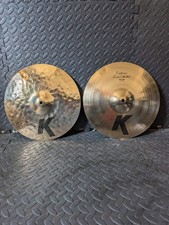 ZILDJIAN K Custom Session 14" Hi-Hat Cymbals with Bright Sound