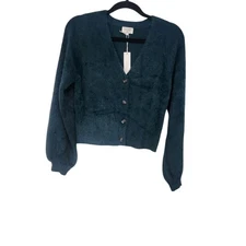 GENTLE FAWN Women's Spruce Fuzzy Cardigan Sweater XS