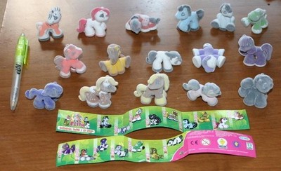 Filly Pony Figure Seltene Set 16 Figuren Sammlung 4cm IN Beflockt Neu Selten