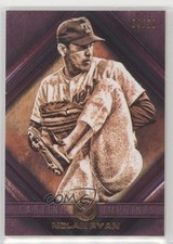 2016 Topps Legacies of Baseball Lasting Imprints Purple /50 Nolan Ryan HOF e8a