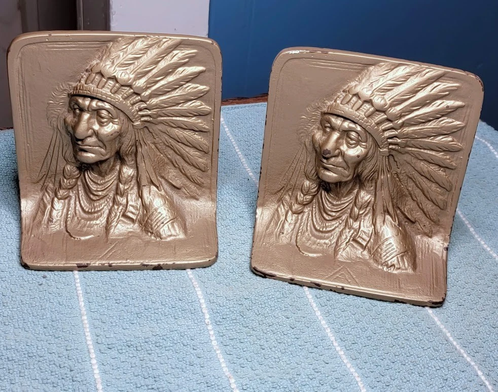 Indian Bookend／single Antique Indian Bookends In Antique Metalware for sale | eBay