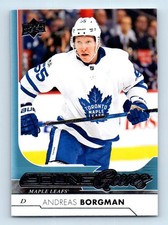 2017-18 Upper Deck Young Guns Andreas Borgman Rookie Toronto Maple Leafs #229