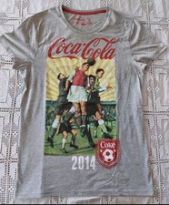 T-Shirt Gr. S (36)  NEU Unisex Coca-Cola Fu&szlig;ball WM 2014