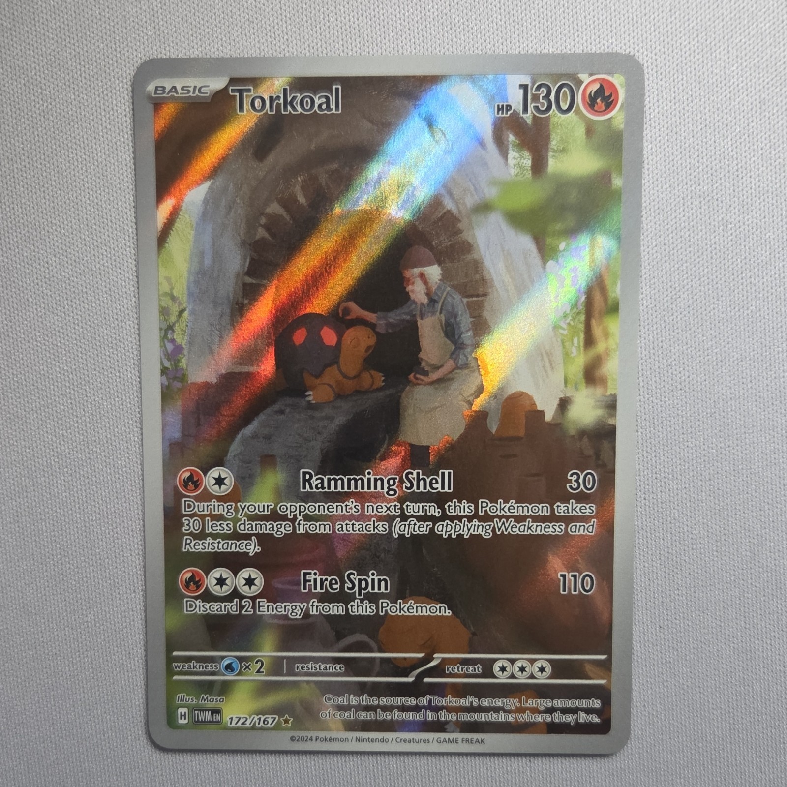 Torkoal 172/167  SV06:Twilight Masquerade Pokemon