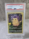 PSA 8 - PIKACHU 2021 POKEMON CELEBRATIONS FA 005/025 FULL ART Red NM Mint #005🔥