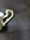 Vintage Paragon Cup Saucer Sage Green W Gold Filigree Roses England Bone China — photo 10