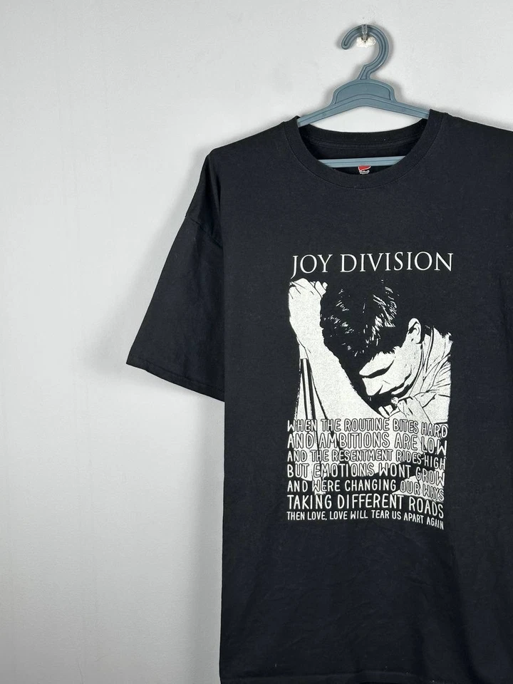 Camiseta Vintage Joy Division Ian Curtis Gráfica Banda Talla XXL Foto 2 de 4