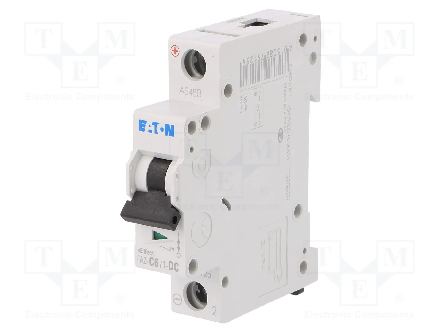 Interruttore sovracorrente 1P C 6A 15kA DC FAZ C6/1-DC 279125 - Immagine 3