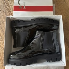 Designer Schuhe Boots Stiefeletten G&I Lackleder Gr. 39,5 neu NP 339 € 