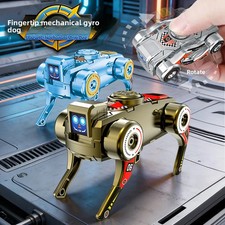Fidget Spinner 2-in-1 Deformable Robot Dog Finger Gyro Clockwork Walking Sensory