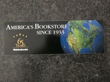 Walden Books 65 Years Anniversary Bookmark Vintage