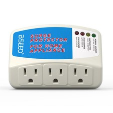 Voltage Protector, 3 Outlet Plug in Surge Protector for Home Appliance Multi ...