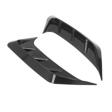 2pcs Gloss Black Rear Headlight Side Eyebrows Frames Trims For Car Exterior OHQL